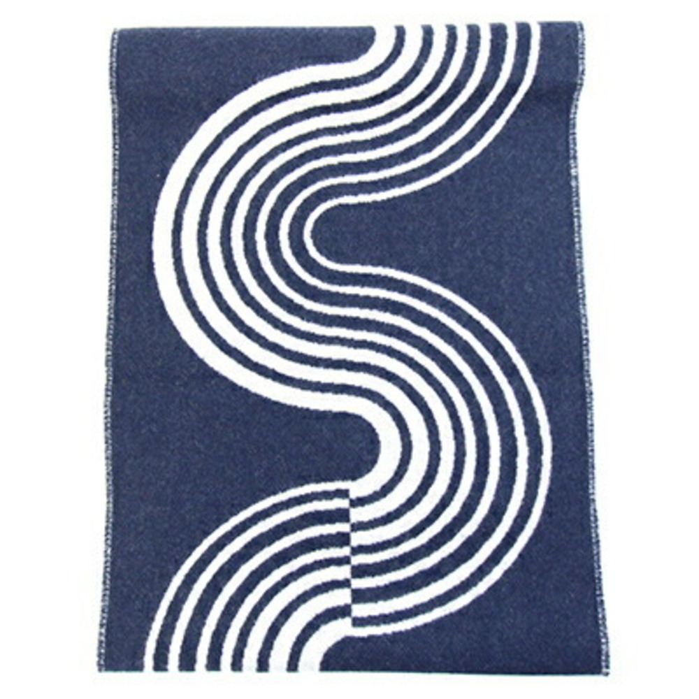 HERMES Blue Scarf - Picture 2 of 5